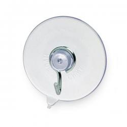 Ventose - diametro 4 cm - gancio in metallo - trasparente - Lebez - conf. 144 pezzi