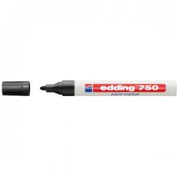 Marcatore permanente a vernice 750 - punta da 2,0 a 4,0mm - nero - Edding