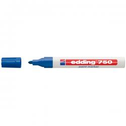 Marcatore permanente a vernice 750 - punta da 2,0 a 4,0mm - blu - Edding