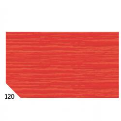 Carta crespa - 50x250cm - 60gr - rosso 120 - Rex Sadoch - Conf.10 rotoli