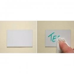 Etichette magnetiche - scrivibili e cancellabili - permanente - 30x100 mm - bianco - Markin - blister da 20 etichette
