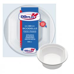 Scodelle - 630 ml - polistirene - bianco - Dopla - conf. 30 pezzi